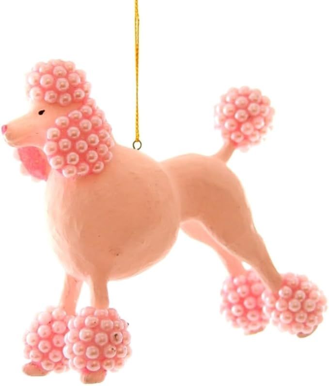 Beaded Poodle Ornament