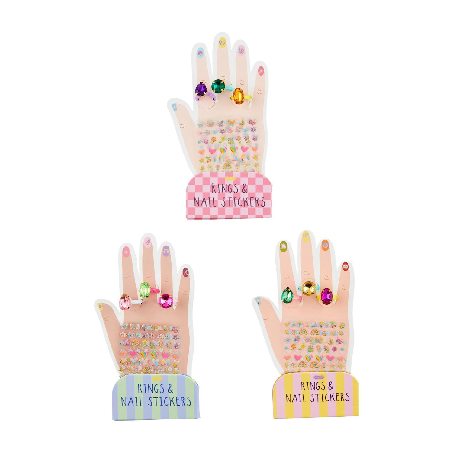 Rings and Nail Stickers