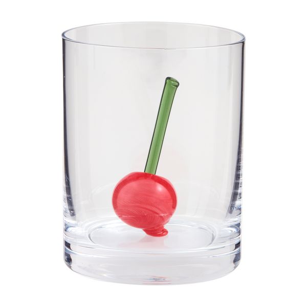 Lowball Glass - Cherries!
