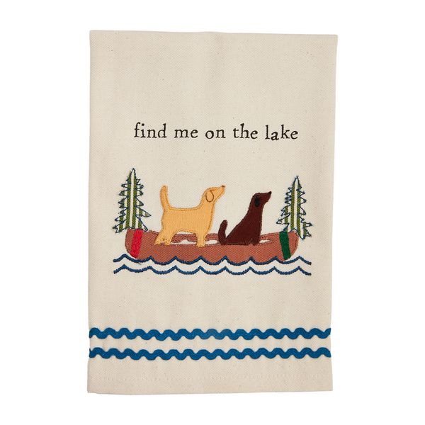 Find Me at the Lake - Cotton Kitchen Towel