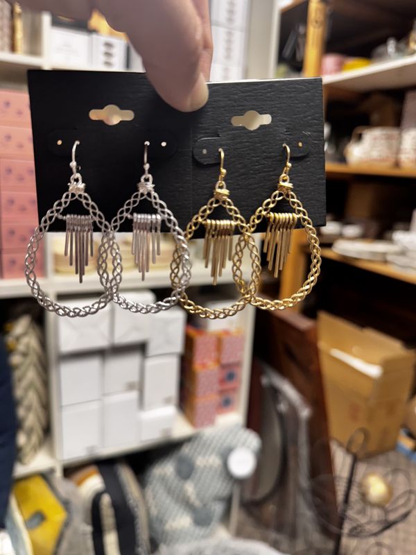Assorted Gold and Silver drop Earrings