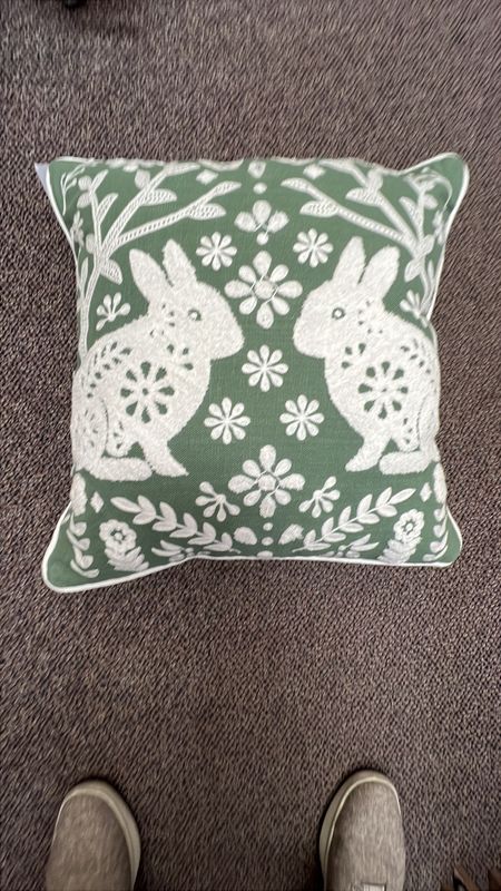 Woodland Spring Bunny - Pillow