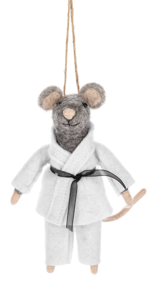 Ornament Karate Mouse