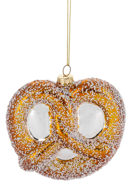 Pretzel Ornament - Glass