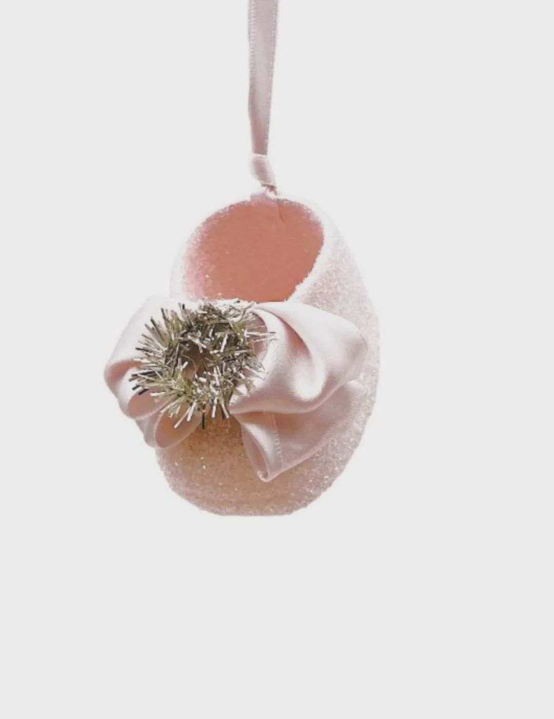 Ornament Baby Shoe Pink