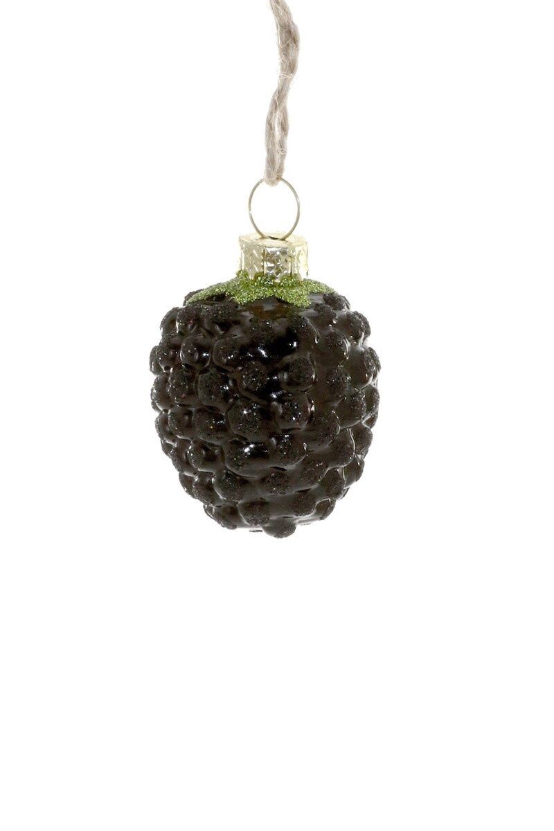 Glass Blackberry Ornament