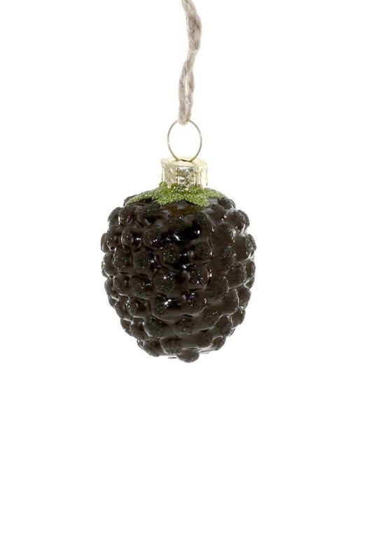 Glass Blackberry Ornament