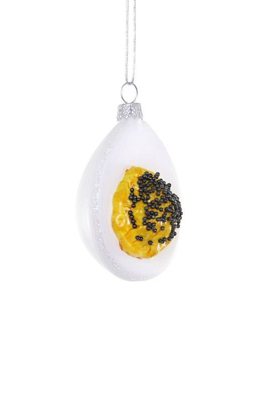 Ornament Deviled Egg with Cavier