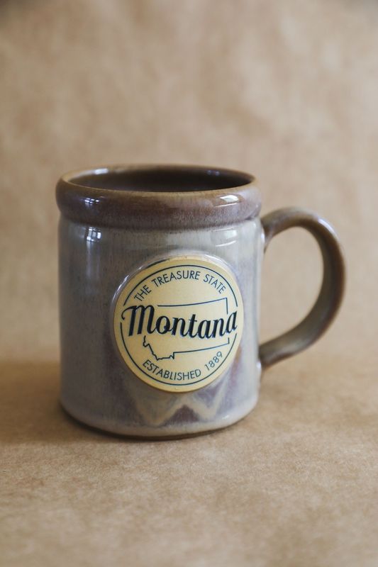 Treasure State Montana Pottery Mug - EXCLUSIVE