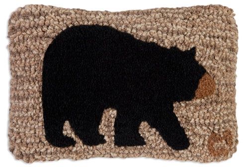 Pillow Black Bear on Tweed 8 X 12