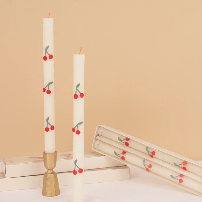 Cherry Table Candles