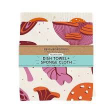 Mushroom Towel /Sponge Set