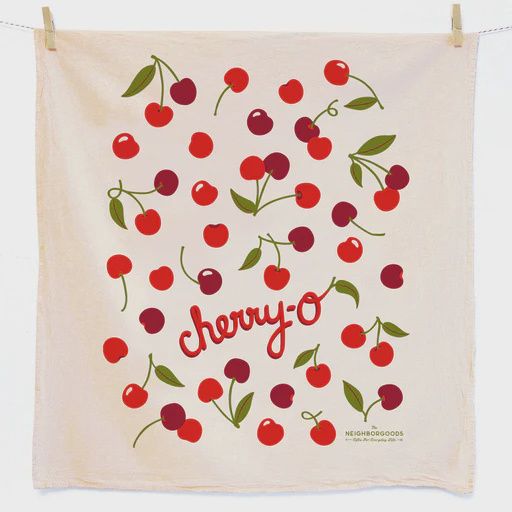 Cherry-O Dishtowel