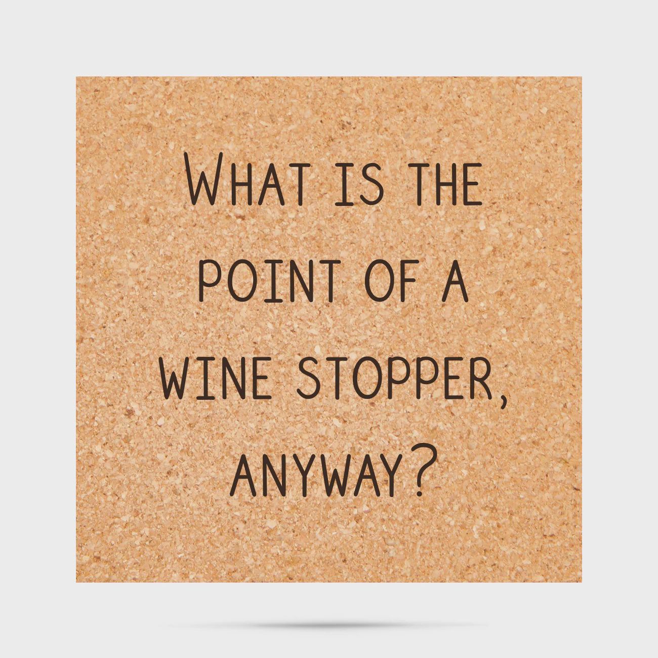 Coaster Wine Stopper