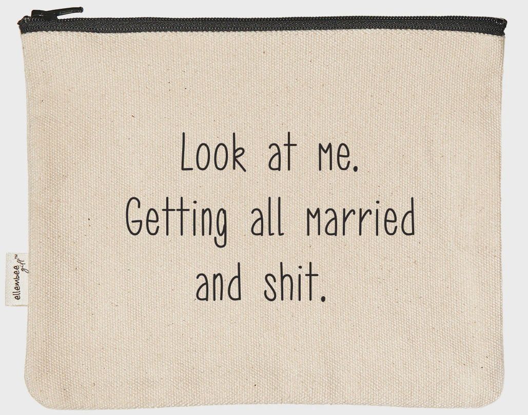 Pouch Married and Shit Zipper
