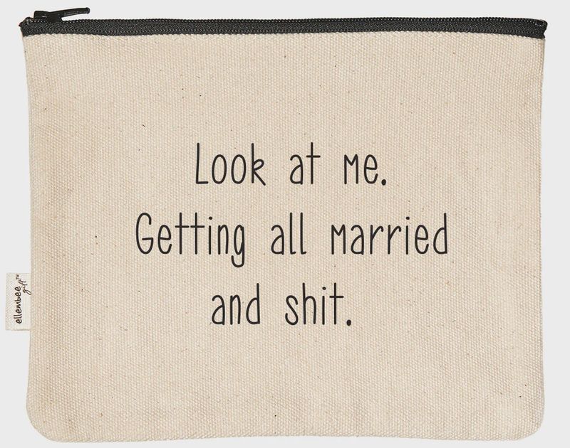 Pouch Married and Shit Zipper