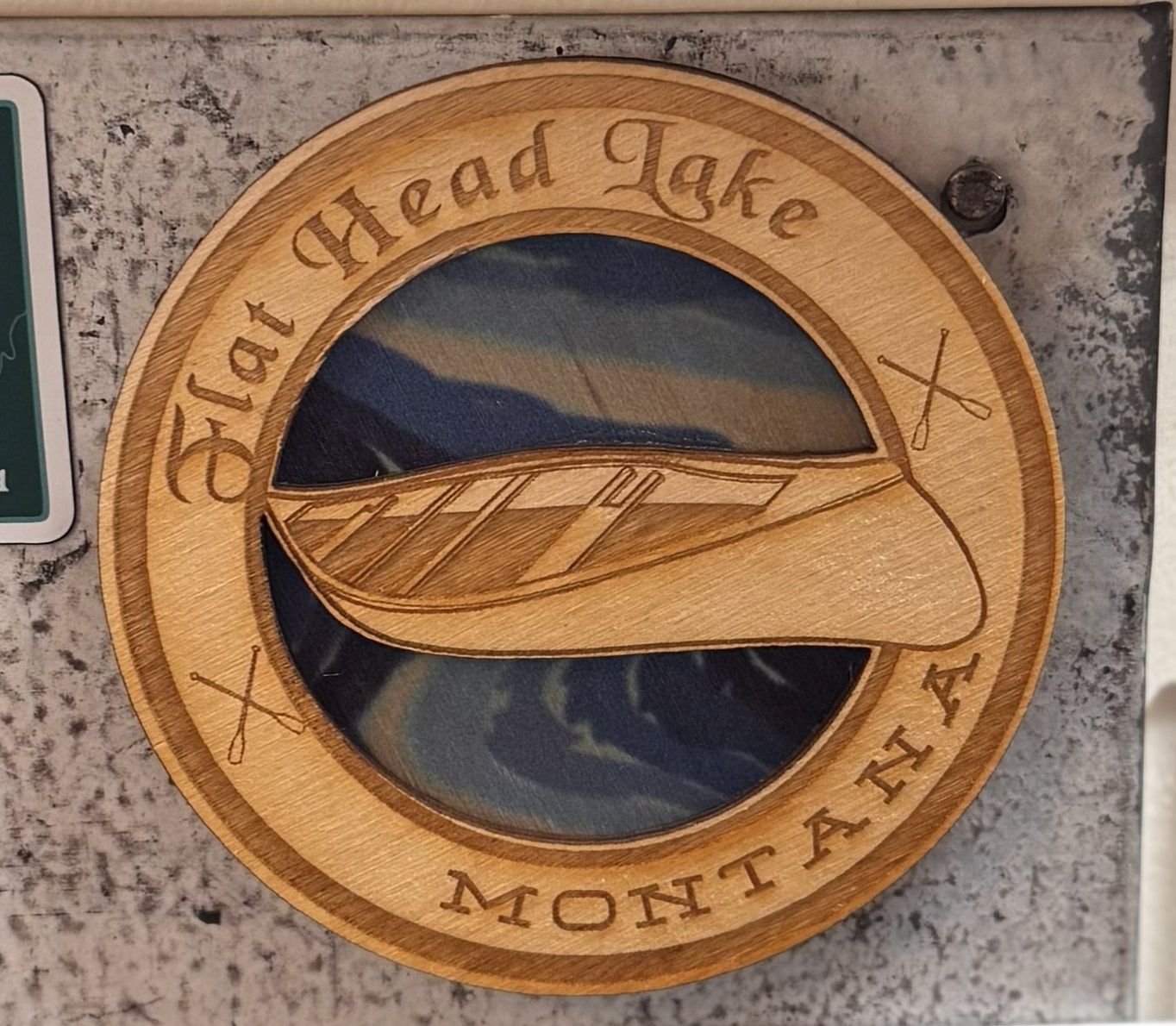 Flathead Lake Wood Magnet - EXCLUSIVE