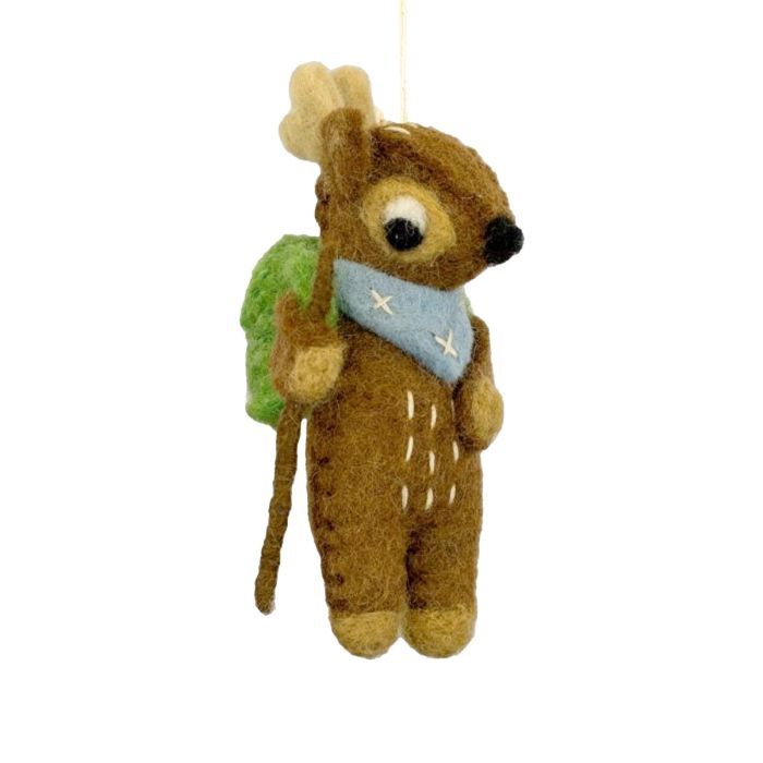 Ornament Felt Camp Fawn