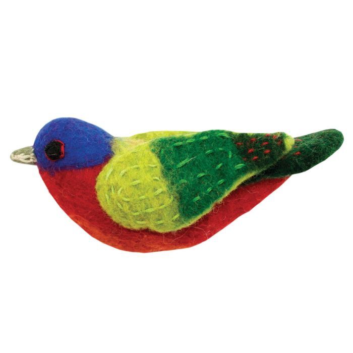 Colorful Felt Handmade Bird