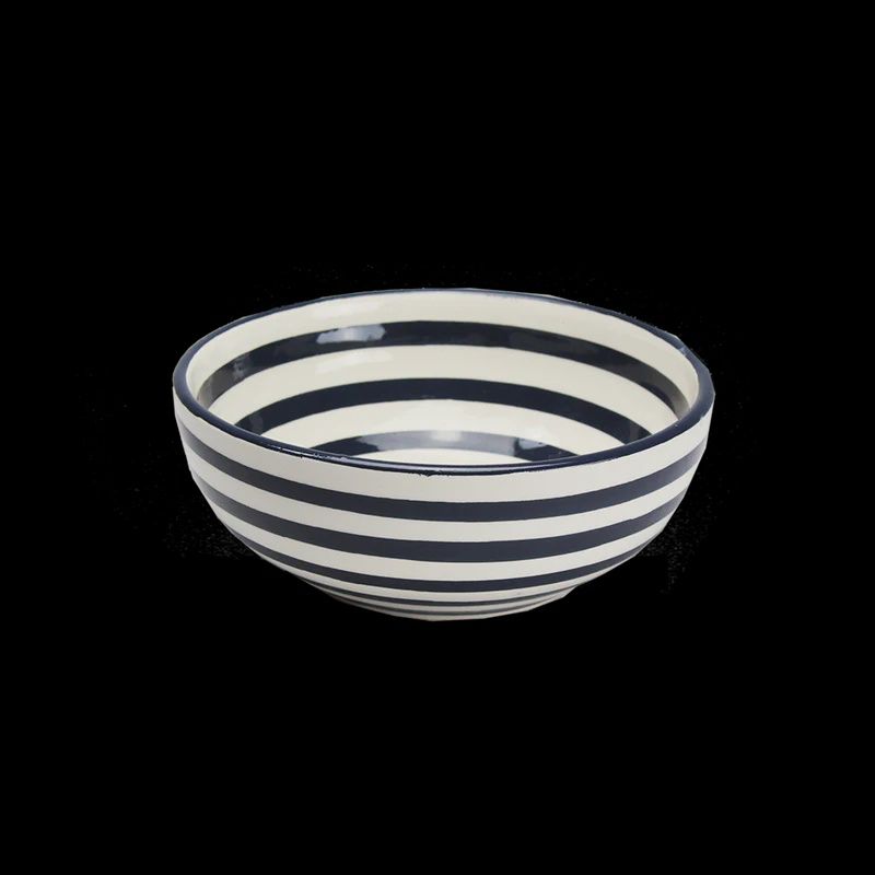 Black Stripe Cereal Bowl