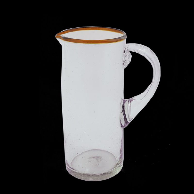 Amber Rim Pitcher