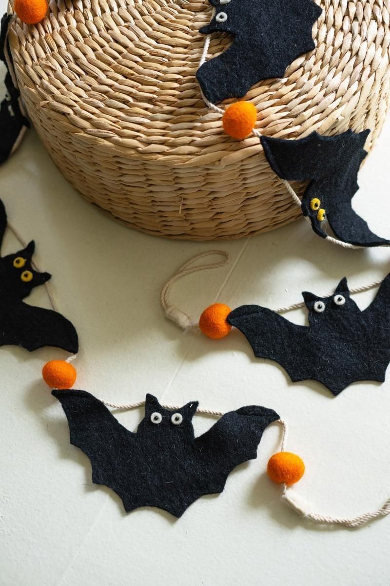 Halloween Bat Garland