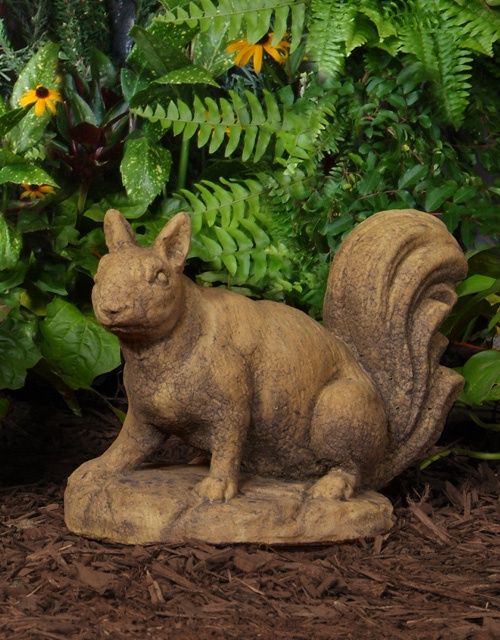 Bushy Tail Squirrel - Concrete