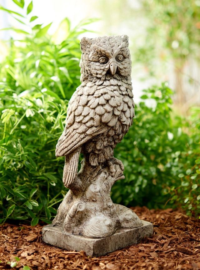 Large Concrete Owl - Indoor/Outdoor
