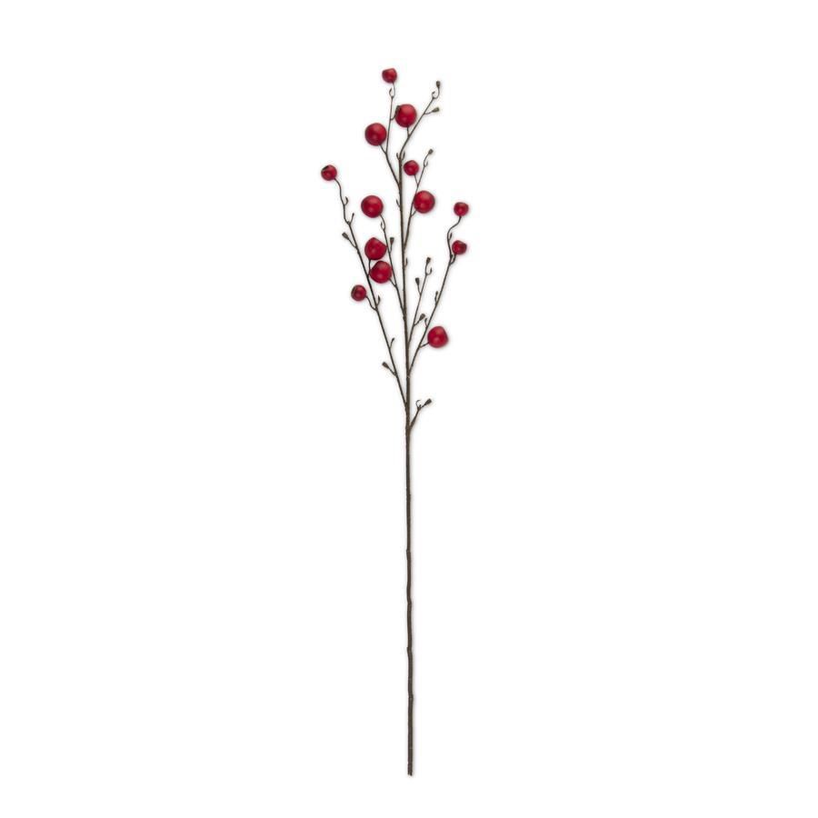 Artificial Red Pod Stem - Long