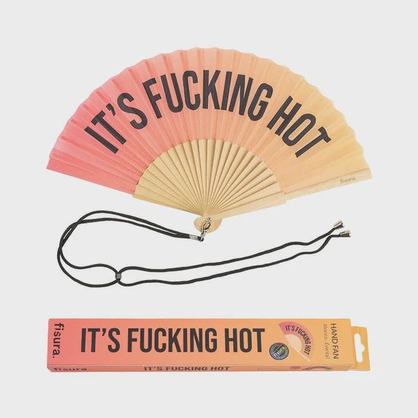 It&#39;s F**king Hot Hand Fan (Sunset) - Rude!