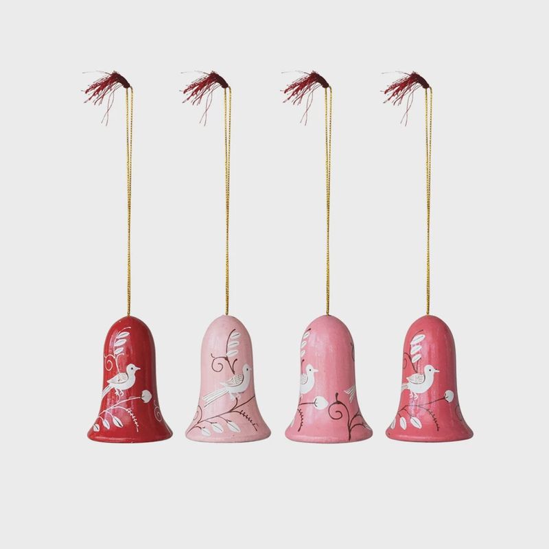 Hand-painted Stoneware Bell