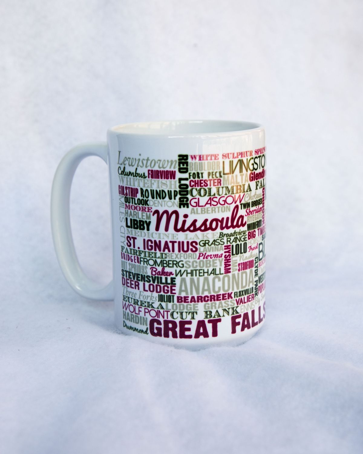 Montana Cities Large Mug - EXCLUSIVE