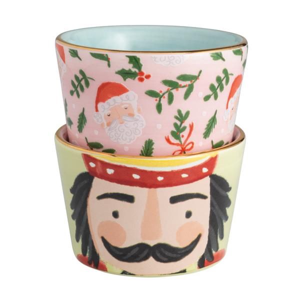Santa Pattern  and Nutcracker Tidbit set