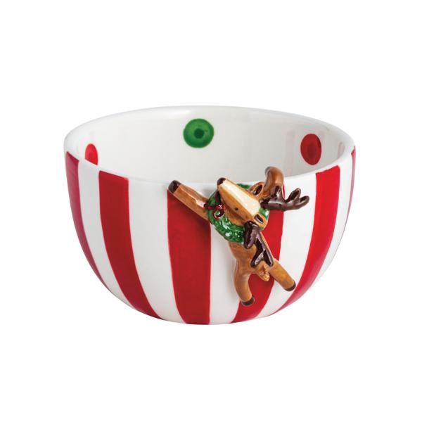 Reindeer Hanging Candy Tidbit Bowl