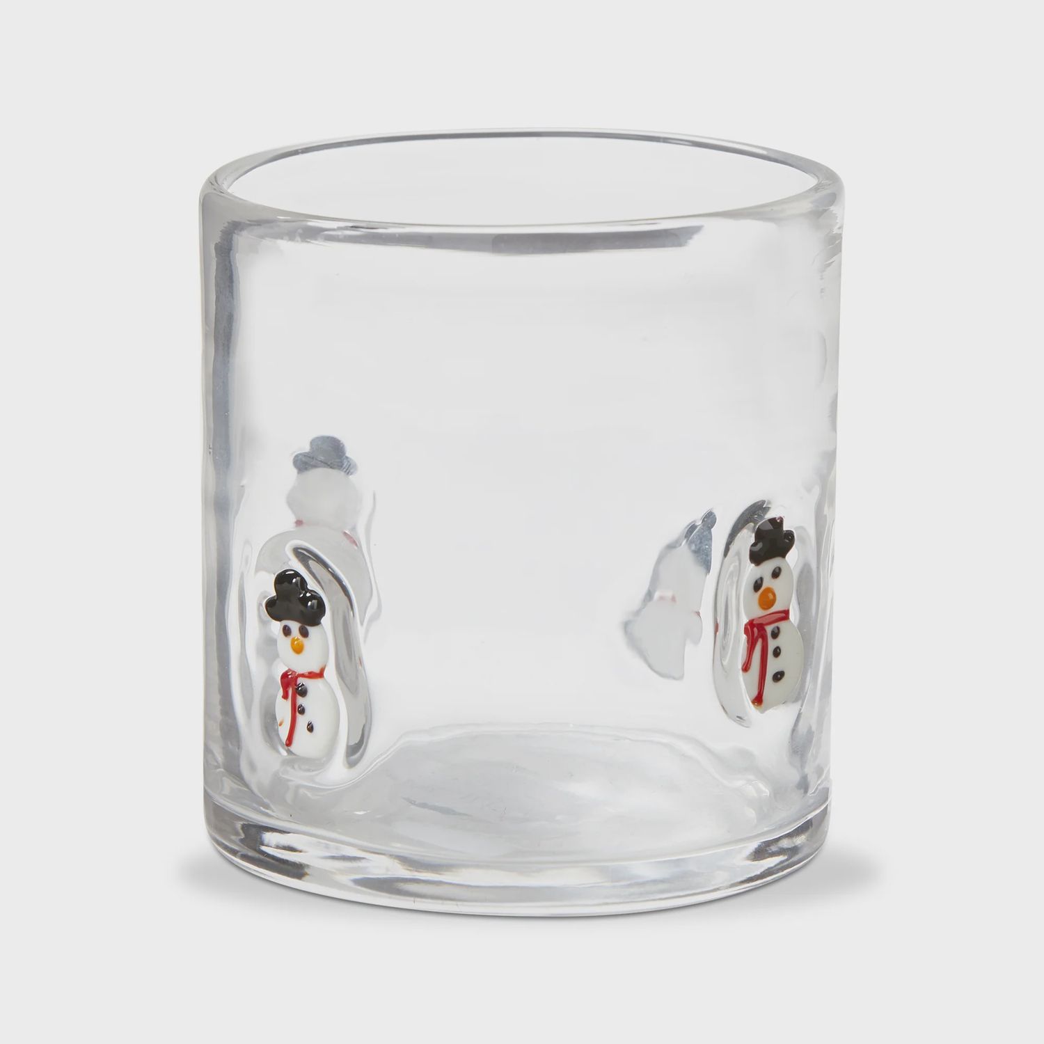 Drinking Glass Snowman