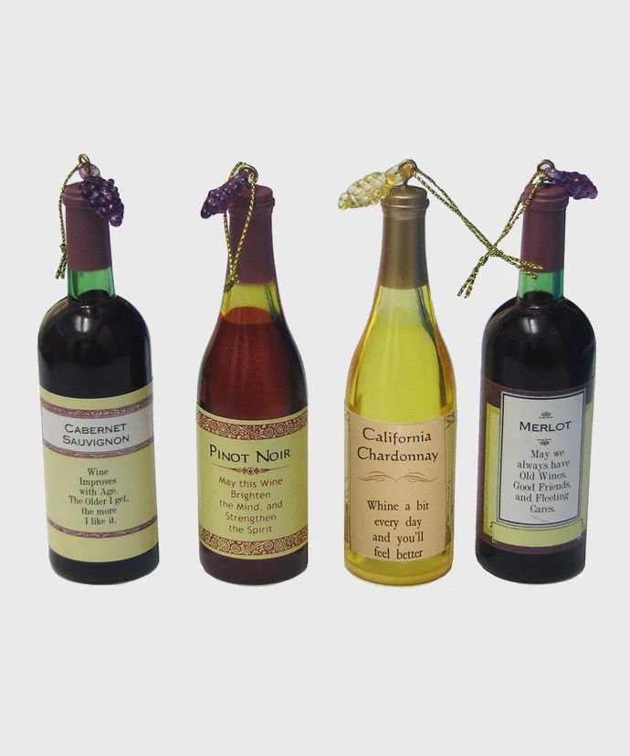 Ornament Wine Bottle Glass