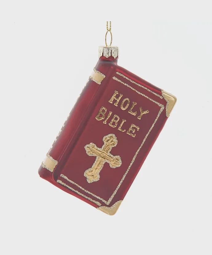 Ornament Glass Holy Bible
