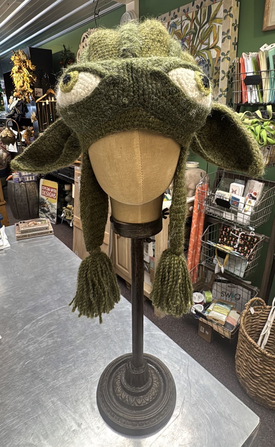 Crochet Yoda Hat
