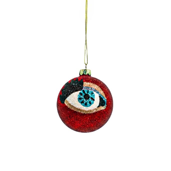 Glittered Eyeball - Fancy Ornament