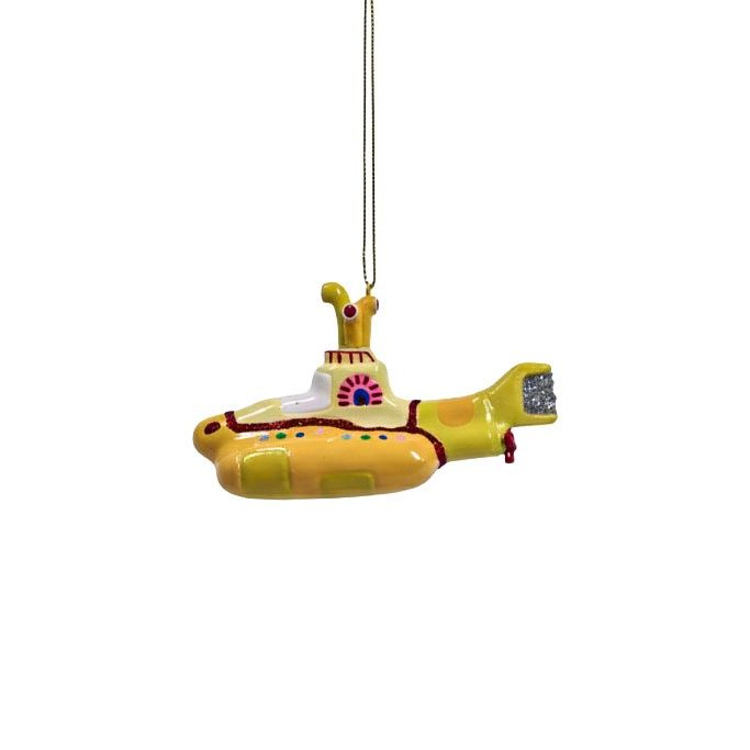 Yellow Submarine - Glass Ornament