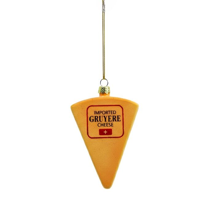 Wedge of Gruyere Cheese - Ornament