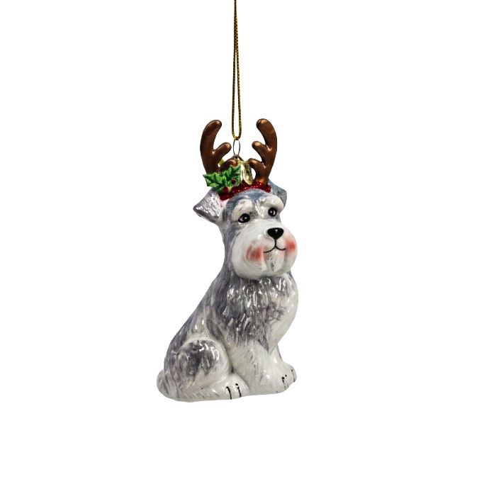 Glass Schnauzer - Ornament