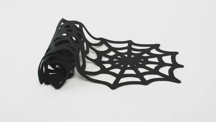 Spider Web Felt Runner
