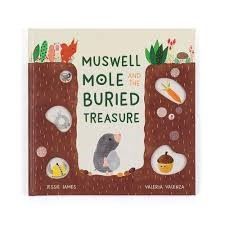 Muswell Mole and the Buried Treasure - Jellycat Book