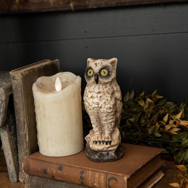 Vintage white Owl 6&quot;