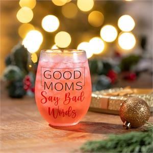 Wine Glass Stemless Good Moms