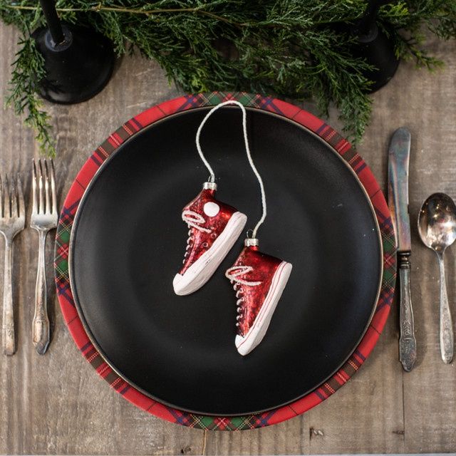 Ornament Red High Top Glass