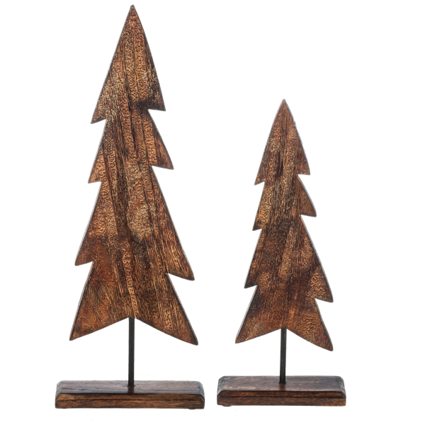 Carved Tree wood Brown