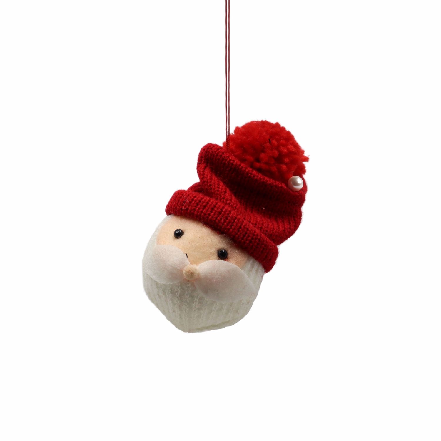 Ornament Knit Santa Head