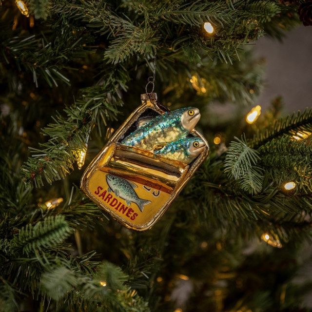 Ornament Glass Sardines